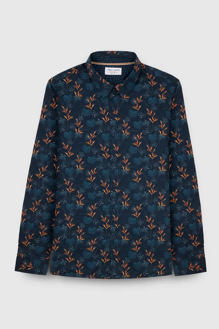 Teddy Smith Chemise manches longues CARTON ML TOTAL NAVY TOTALNAVY Fashion