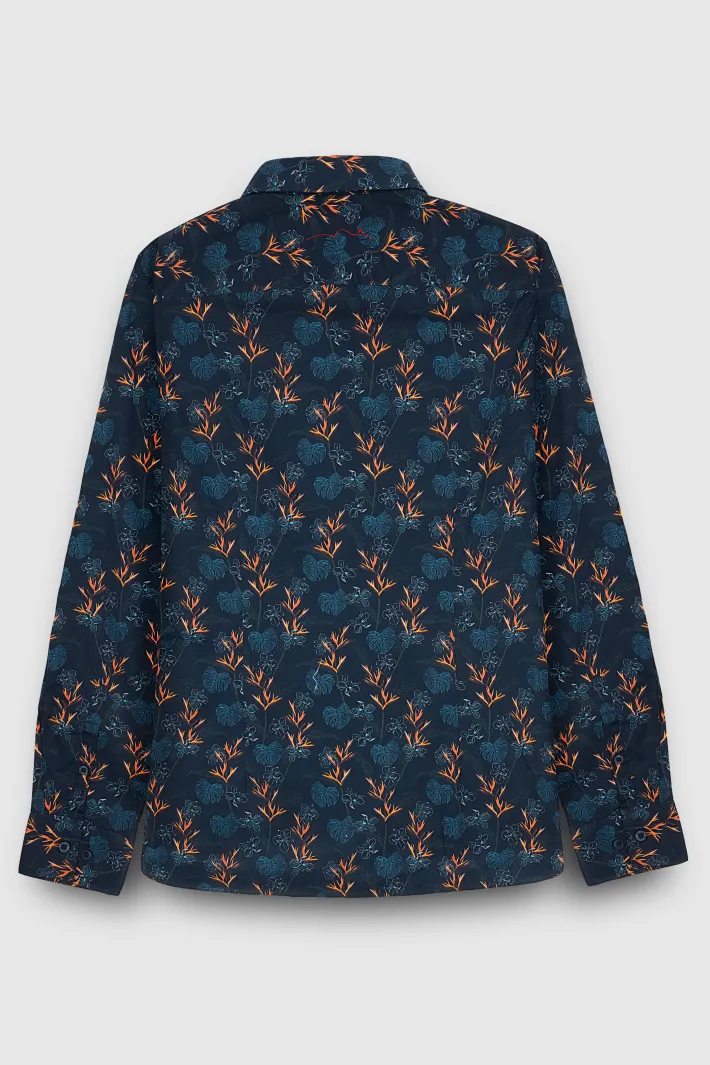 Teddy Smith Chemise manches longues CARTON ML TOTAL NAVY TOTALNAVY Fashion