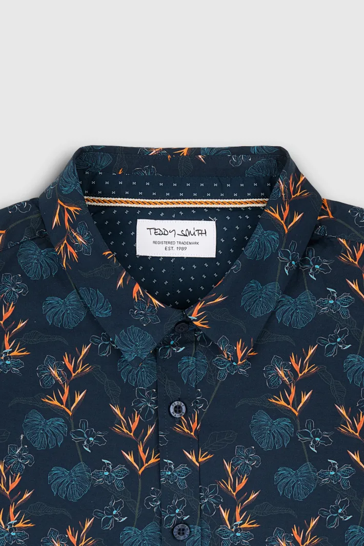 Teddy Smith Chemise manches longues CARTON ML TOTAL NAVY TOTALNAVY Fashion