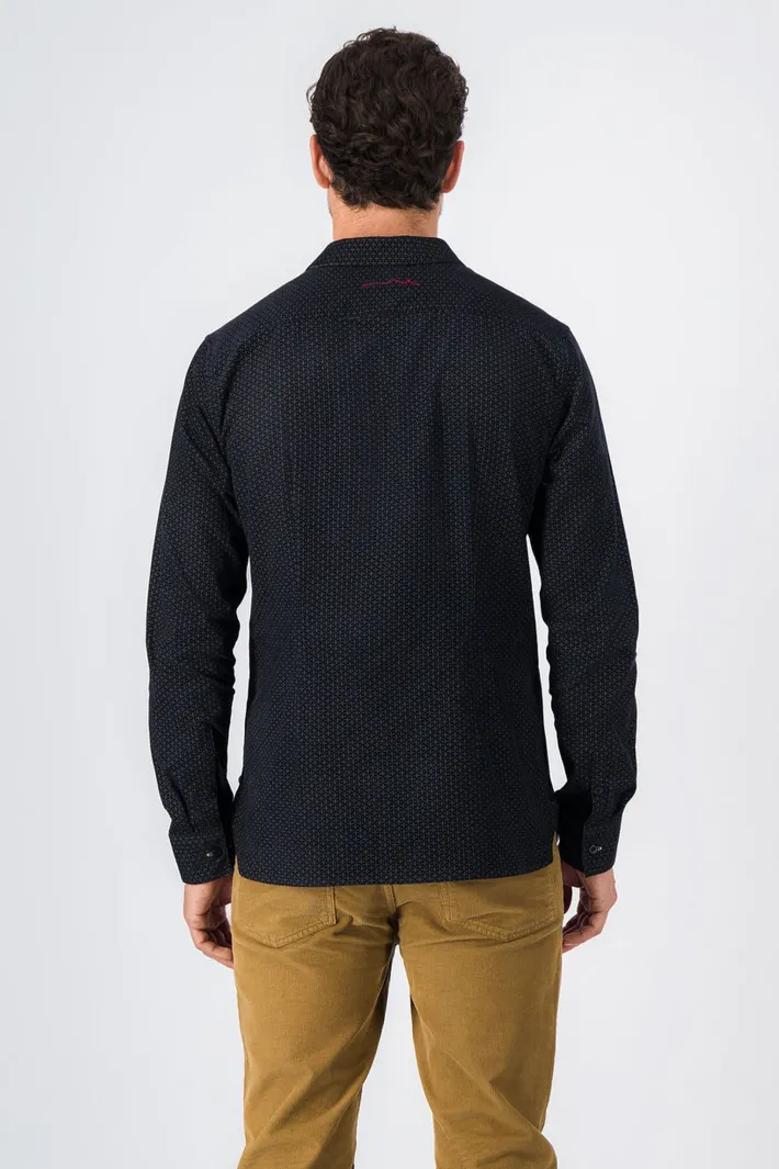 Teddy Smith Chemise manches longues en velours CARTON VELVET ML DARK NAVY Online