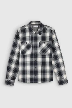 Teddy Smith Chemise manches longues flanelle à carreaux TURNEL ML TOTAL NAVY TOTALNAVY Discount