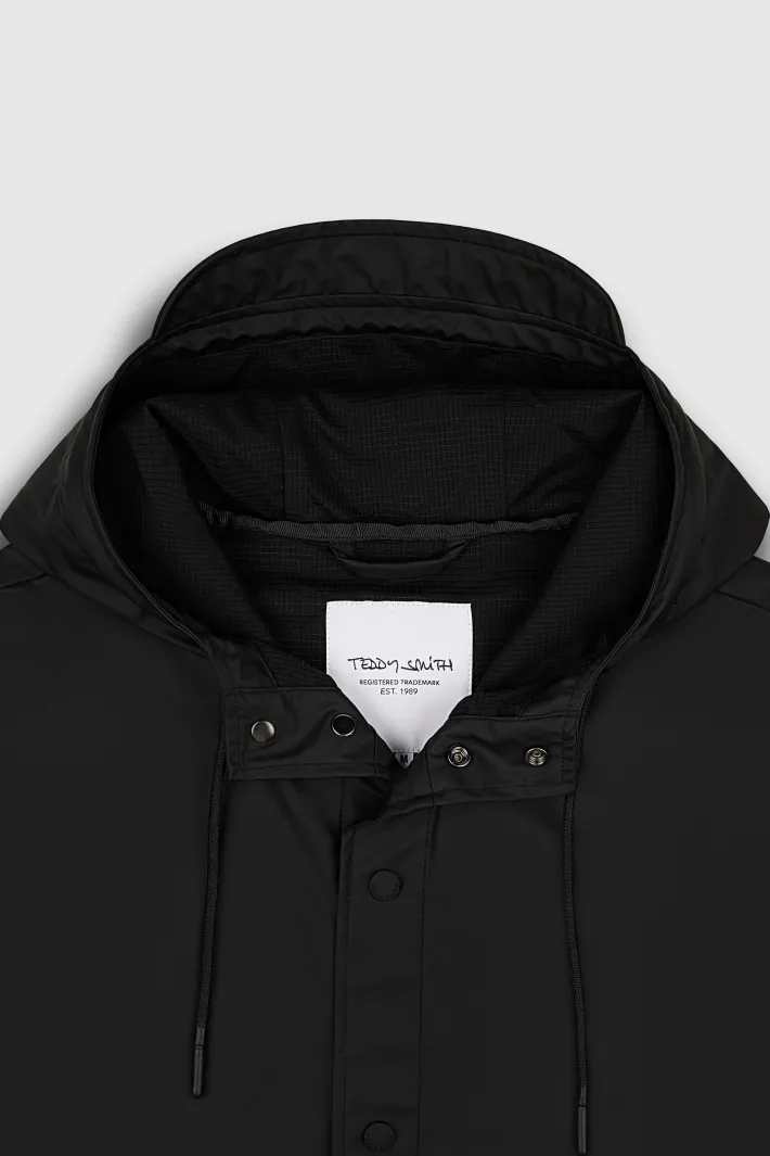 Teddy Smith Coupe-vent imperméable B-FORD CHARBON New
