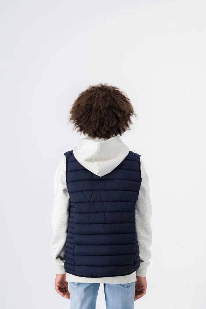 Teddy Smith Doudoune matelassée sans manches B-TERRY JR TOTAL NAVY TOTALNAVY Fashion