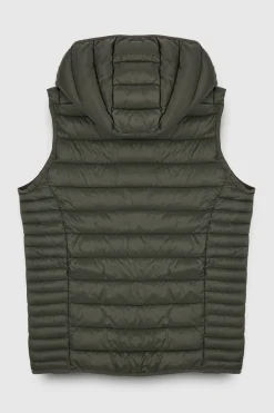 Teddy Smith Doudoune sans manches à capuche B-TERRY HOOD JR DEEP KAKI DEEPKAKI Fashion