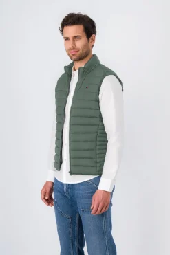 Teddy Smith Doudoune sans manches à col montant B-TERRY VINTAGE KAKI VINTAGEKAKI Cheap
