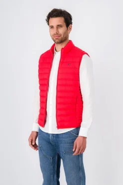 Teddy Smith Doudoune sans manches à col montant B-TERRY TRUE RED TRUERED Hot