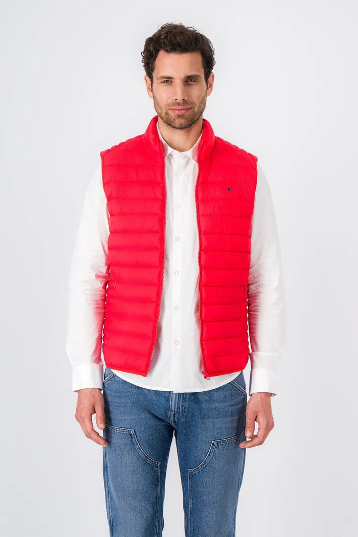 Teddy Smith Doudoune sans manches à col montant B-TERRY TRUE RED TRUERED Hot