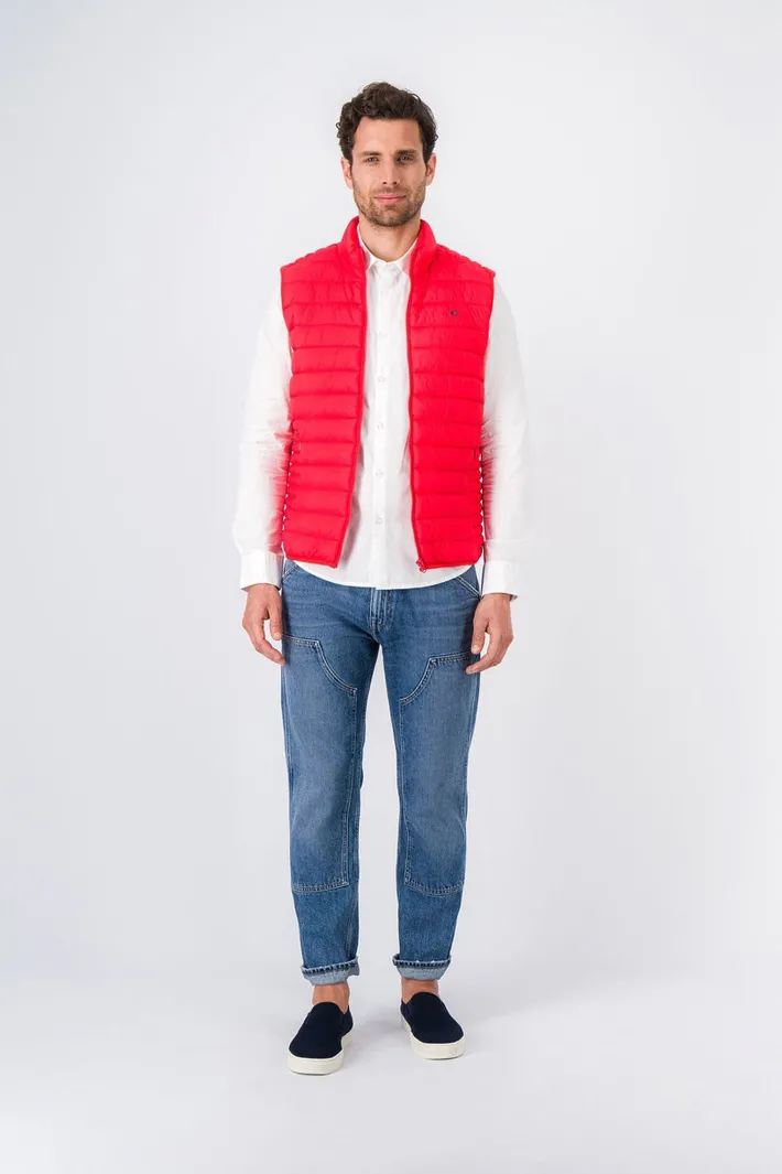 Teddy Smith Doudoune sans manches à col montant B-TERRY TRUE RED TRUERED Hot