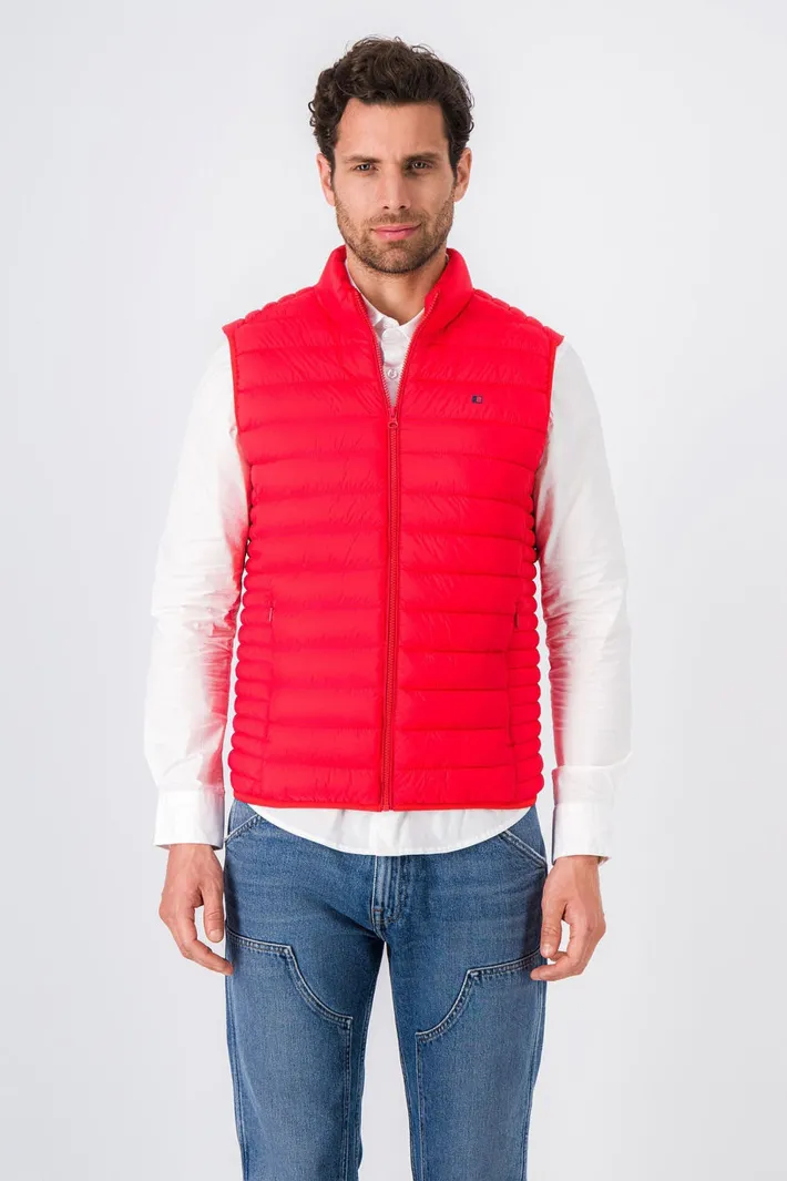 Teddy Smith Doudoune sans manches à col montant B-TERRY TRUE RED TRUERED Hot