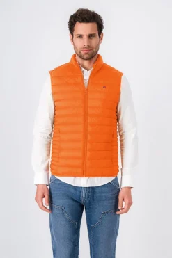 Teddy Smith Doudoune sans manches à col montant B-TERRY TANGERINE Fashion
