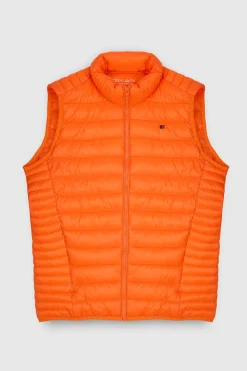 Teddy Smith Doudoune sans manches à col montant B-TERRY TANGERINE Fashion