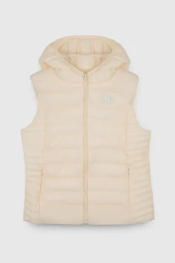 Teddy Smith Doudoune sans manches B-TERRY 2 G HOOD JR MIDDLE WHITE MIDDLEWHITE Best Sale