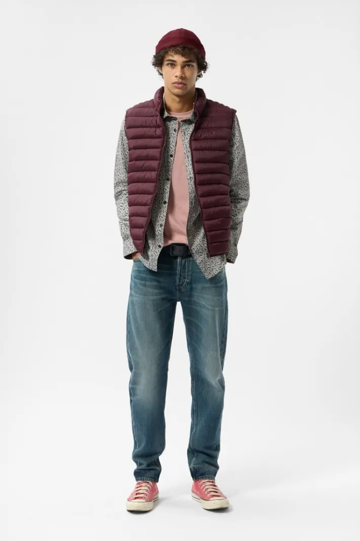 Teddy Smith Doudoune sans manches col montant B-TERRY DARK WINE DARKWINE Shop