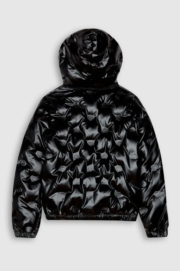 Teddy Smith Doudoune simili cuir LOUISA JR NOIR Cheap
