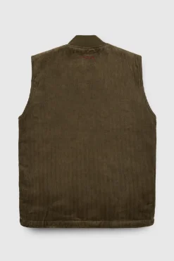 Teddy Smith Gilet G-AMERY ZIP MILITARY KAKI MILITARYKAKI Cheap