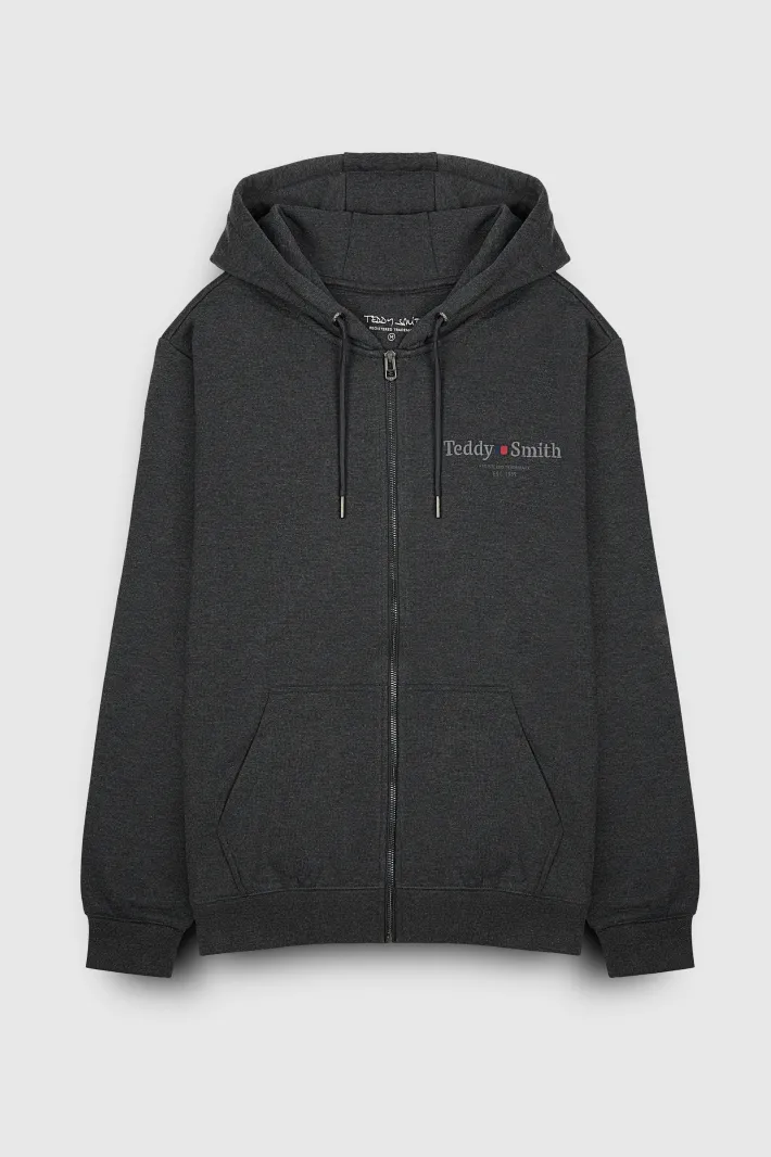 Teddy Smith Gilet GICLASS JIM HZ MELANGE BLACK MELANGEBLACK Store