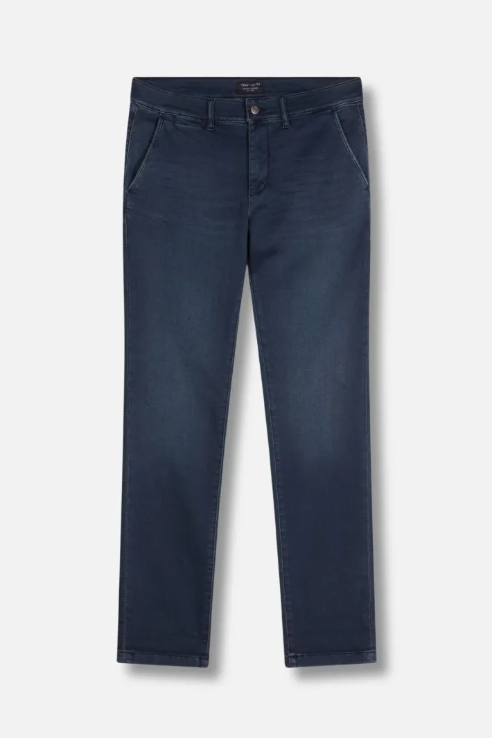 Teddy Smith Jean chino coupe slim PALLAS CHINO SW BLUE BLACK Online