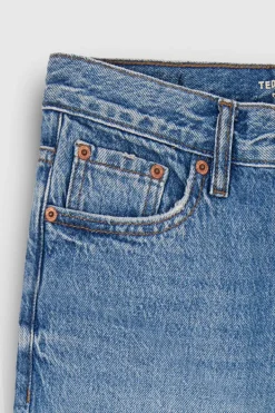 Teddy Smith Jean coupe 5 poches DAD PANT JR VINTAGE/INDIGO Shop
