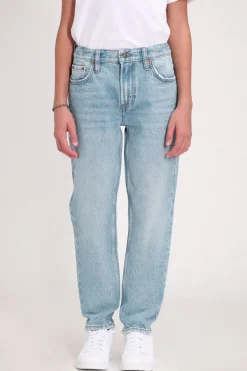 Teddy Smith Jean coupe 5 poches DAD PANT JR FRIPP/INDIGO CLAIR Cheap