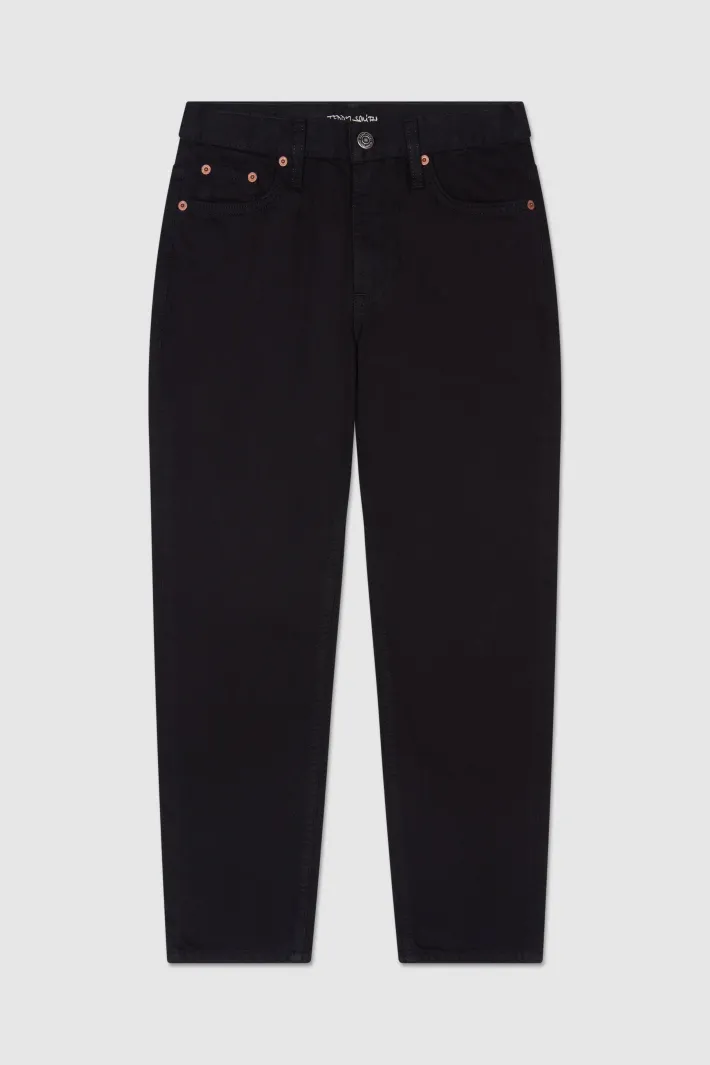 Teddy Smith Jean coupe 5 poches DAD PANT JR NOIR Outlet