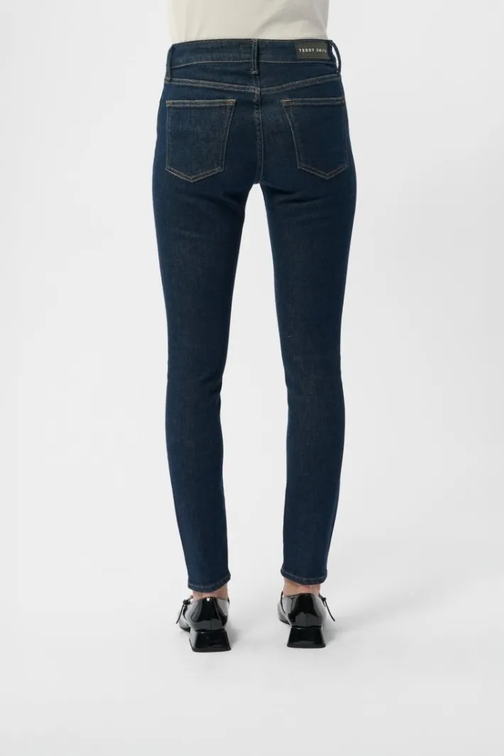 Teddy Smith Jean coupe 5 poches P-PEPPER SLIM DARK BLUE DARKBLUE New