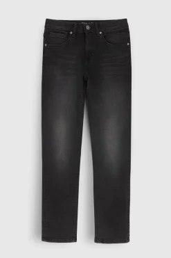 Teddy Smith Jean coupe 5 poches SLIM BOY JR BLACK USED BLACKUSED Hot