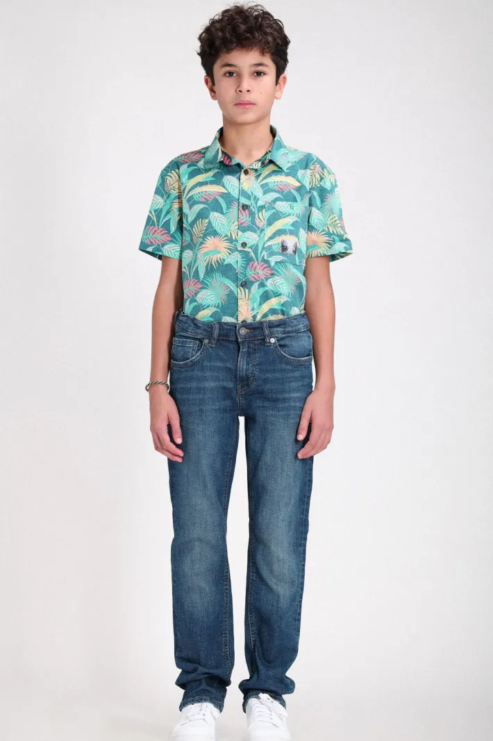 Teddy Smith Jean coupe 5 poches SLIM BOY JR VINTAGE/INDIGO Best Sale