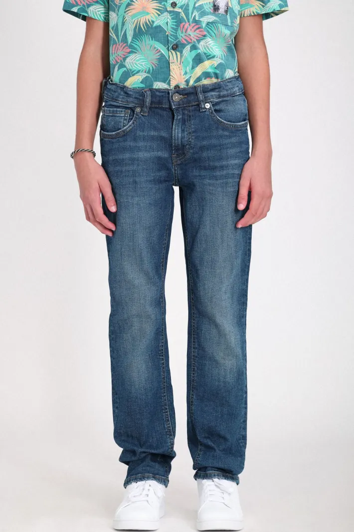 Teddy Smith Jean coupe 5 poches SLIM BOY JR VINTAGE/INDIGO Best Sale