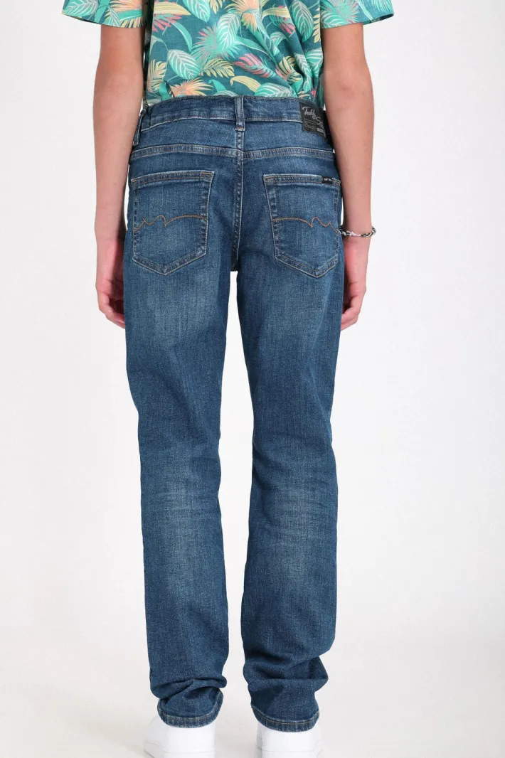 Teddy Smith Jean coupe 5 poches SLIM BOY JR VINTAGE/INDIGO Best Sale