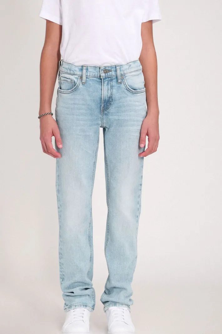 Teddy Smith Jean coupe 5 poches SLIM BOY JR BLEACHED Shop