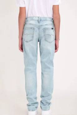 Teddy Smith Jean coupe 5 poches SLIM BOY JR BLEACHED Shop