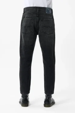 Teddy Smith Jean coupe décontractée DAD CROPPED BLACK USED BLACKUSED New