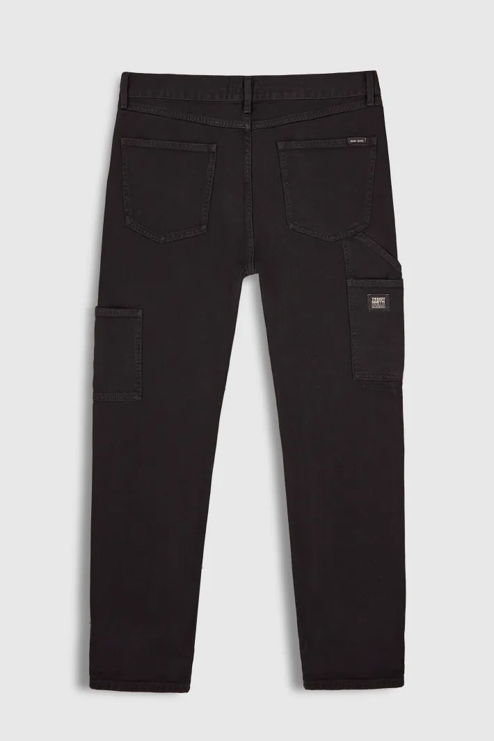Teddy Smith Jean coupe droite CARPENTER NOIR Fashion