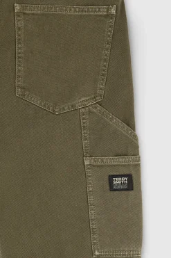 Teddy Smith Jean coupe droite CARPENTER TURBULENCE KAKI TURBULENCEKAKI Best
