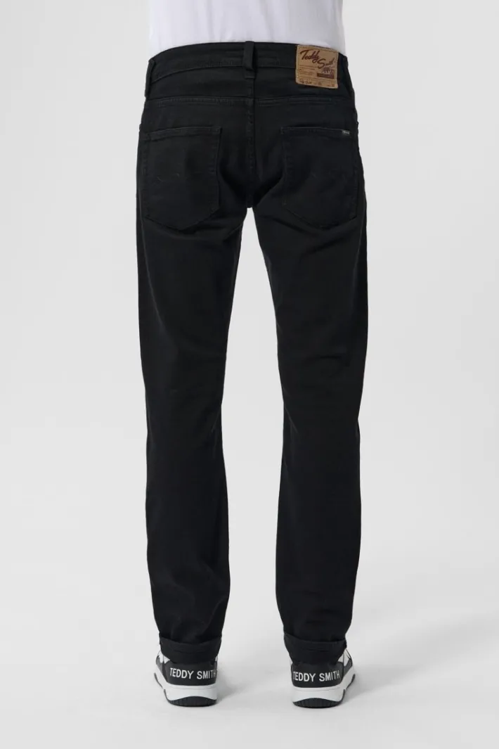 Teddy Smith Jean coupe droite REG longueur 32 NOIR Clearance