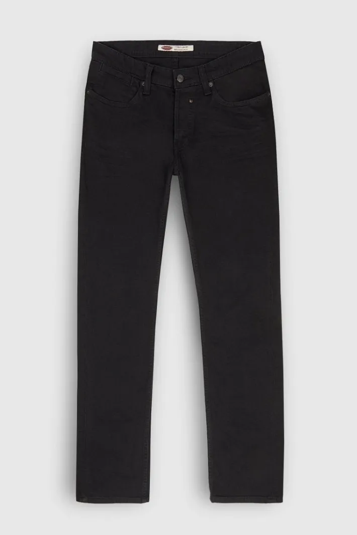 Teddy Smith Jean coupe droite REG longueur 32 NOIR Clearance