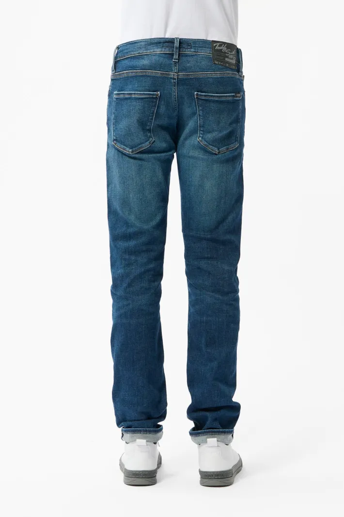 Teddy Smith Jean coupe droite ROCK DUAL MOVE longueur 34 OLD/ENCRE Best
