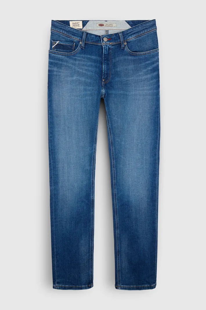 Teddy Smith Jean coupe regular slim REEPLE ROCK SWEAT longueur 32 VINTAGE/INDIGO Fashion