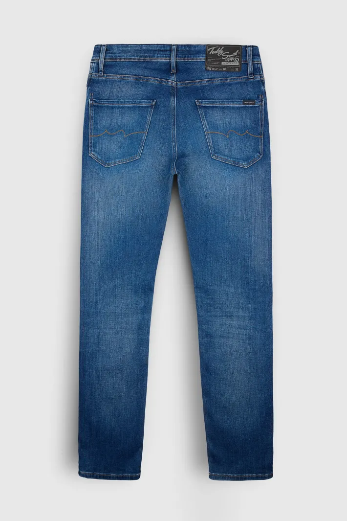 Teddy Smith Jean coupe regular slim REEPLE ROCK SWEAT longueur 32 VINTAGE/INDIGO Fashion