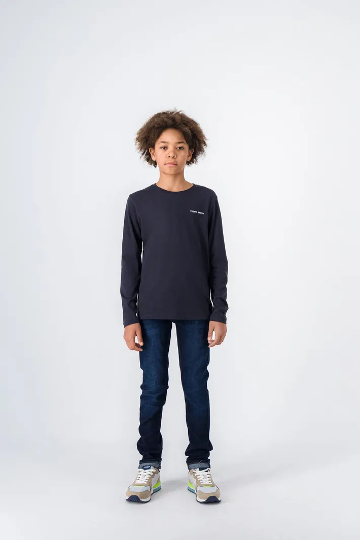 Teddy Smith Jean coupe skinny FLASH JR SKINNY DARK BLUE DARKBLUE Shop