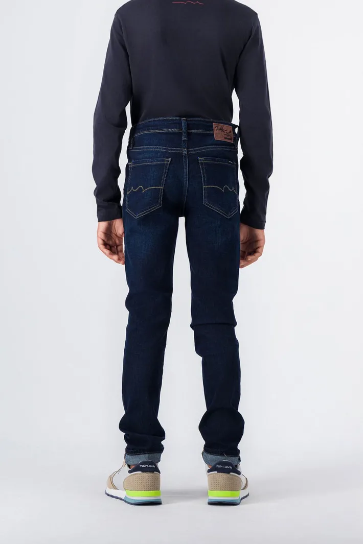 Teddy Smith Jean coupe skinny FLASH JR SKINNY DARK BLUE DARKBLUE Shop