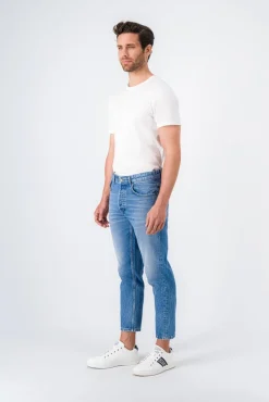 Teddy Smith Jean coupe étroite DAD CROPPED FRIPP/INDIGO CLAIR Cheap