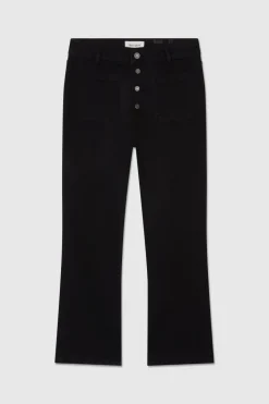Teddy Smith Jean coupe évasée cropped STELLA BOOT CUT CROPPED NOIR Best