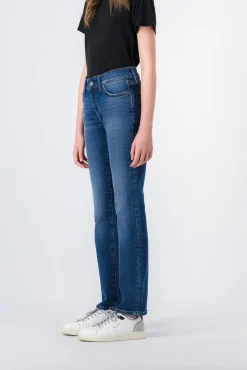 Teddy Smith Jean denim coupe 5 poches P-PEPPER JR STR VINTAGE/INDIGO Best