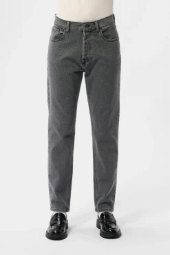 Teddy Smith Jean denim coupe 5 poches mom P-MOM GREY New