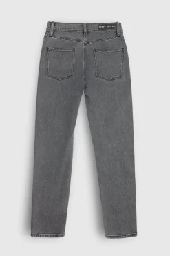 Teddy Smith Jean denim coupe 5 poches mom P-MOM GREY New