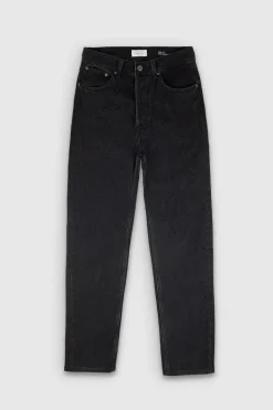 Teddy Smith Jean denim coupe 5 poches mom P-MOM NOIR Best Sale