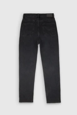 Teddy Smith Jean denim coupe 5 poches mom P-MOM NOIR Best Sale