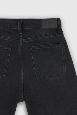 Teddy Smith Jean denim coupe 5 poches mom P-MOM NOIR Best Sale