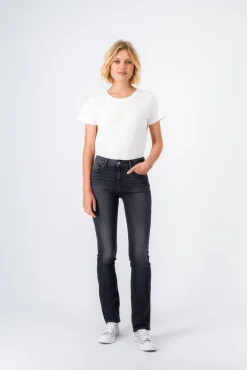 Teddy Smith Jean denim coupe 5 poches P-PEPPER STRAIGHT BLACK USED BLACKUSED Hot
